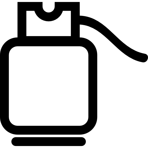 Gas cylinder outline